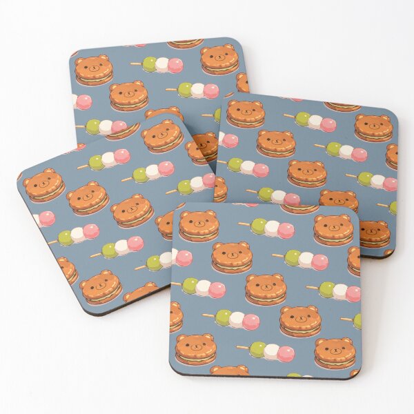 Item preview, Cute Bear Sweets and Dango Japanese Food Pattern 6 designed and sold by SimplePoDesign.