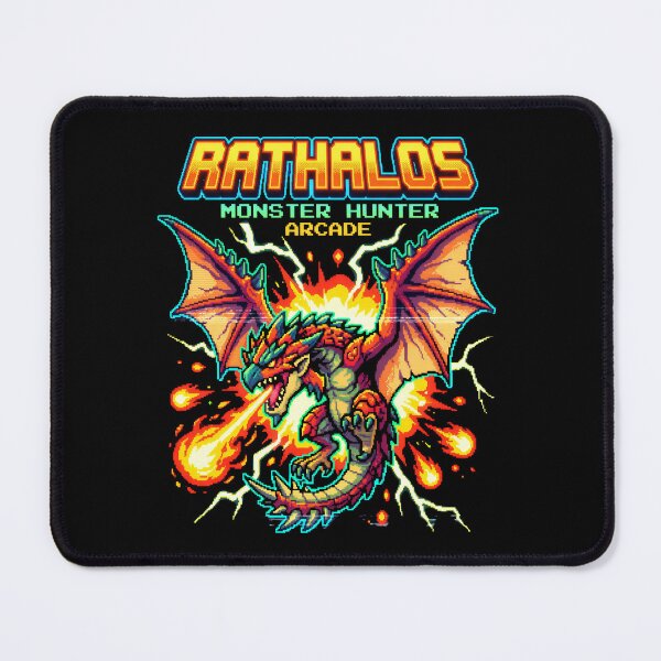 Item preview, Rathalos Fire Wyvern Retro Arcade designed and sold by chesterosul.