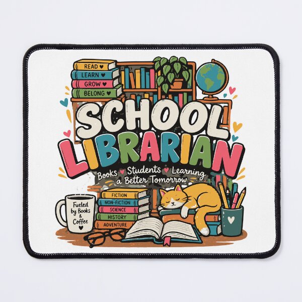 Item preview, School Librarian | Books Students Learning Better Tomorrow designed and sold by Sunday.Supply.