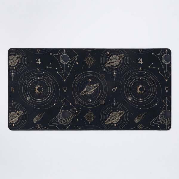 Item preview, 5 Cosmic Sacred Geometry Dark Celestial Astrology Pattern designed and sold by ART ATTACK ZONE.