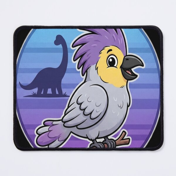 Item preview, dinosaur shadow - cockatiel designed and sold by Barbara8266.