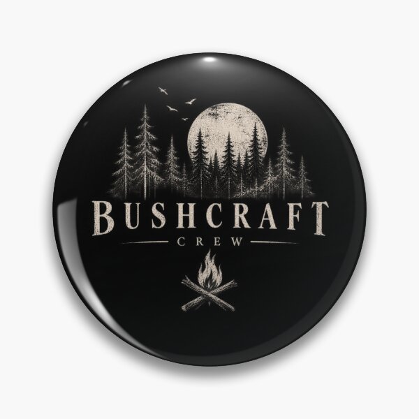 Item preview, Bushcraft Crew – Vintage Forest Outdoor Design designed and sold by naturalsurvival.
