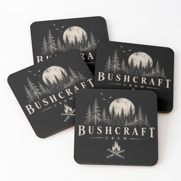 Item preview, Bushcraft Crew – Vintage Forest Outdoor Design designed and sold by naturalsurvival.