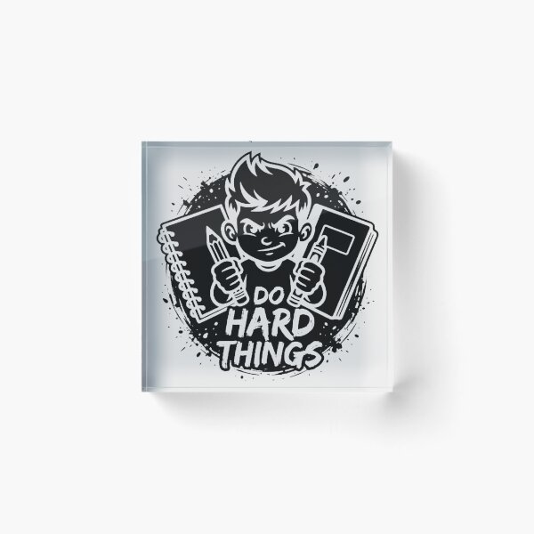 Item preview, Copy of You Can Do Hard Things, Back To School, Teacher Color Block Glitter, Positive Quote designed and sold by w66aboo.