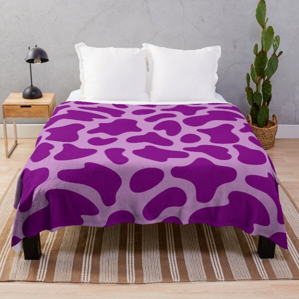 Item preview, Modern Graphic Cow Print Pattern | Light Purple designed and sold by Frohyou.