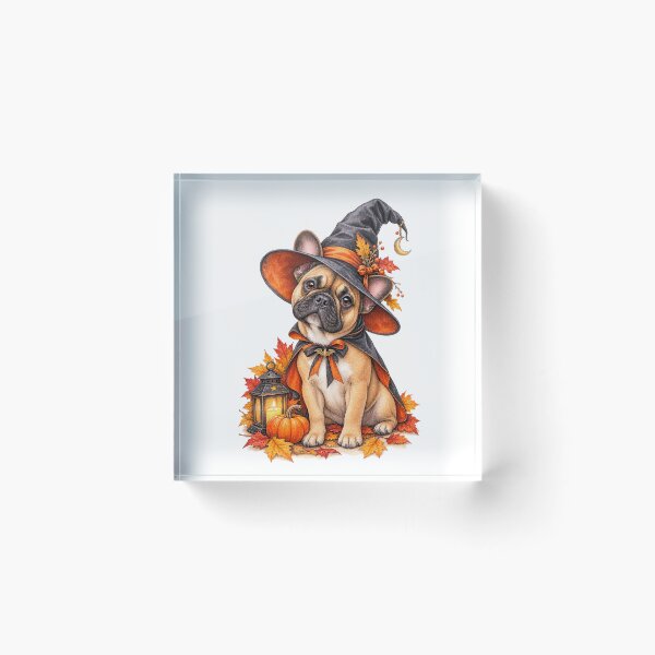 Item preview, French Bulldog Witch Hat | Cozy Halloween Dog designed and sold by PAPIRO SIGLO XXI.