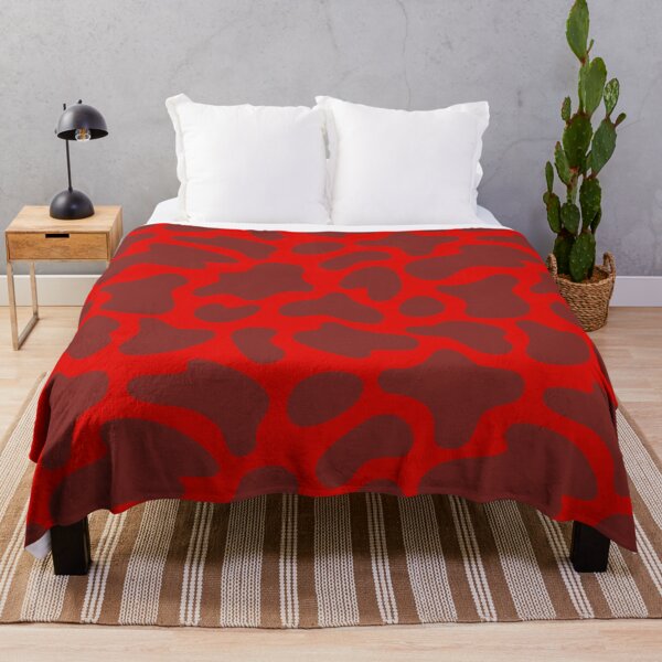 Item preview, Modern Graphic Cow Print Pattern | Bright Red designed and sold by Frohyou.