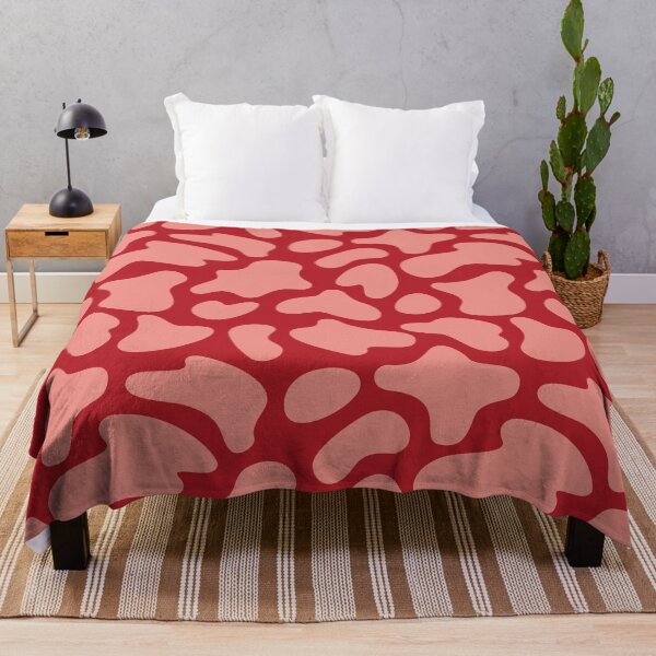 Item preview, Modern Graphic Cow Print Pattern | Dark Red designed and sold by Frohyou.