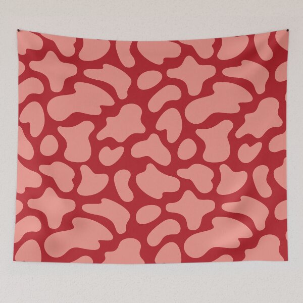 Item preview, Modern Graphic Cow Print Pattern | Dark Red designed and sold by Frohyou.