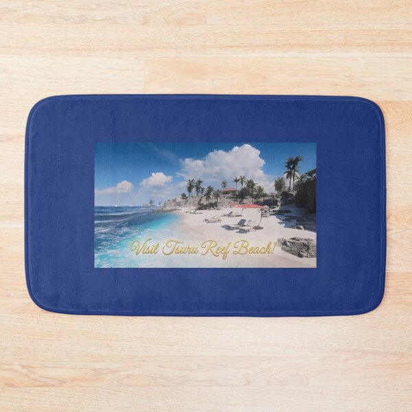 Item preview, BF6 Inspired Season Four Visit Tsuru Reef Beach Postcard designed and sold by Sellcooldesigns.