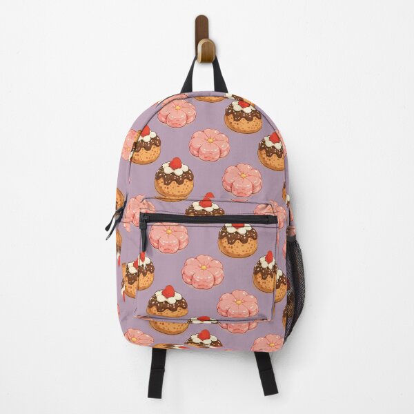 Item preview, Cute Strawberry Donut and Sakura Mochi Dessert Pattern 5 designed and sold by SimplePoDesign.