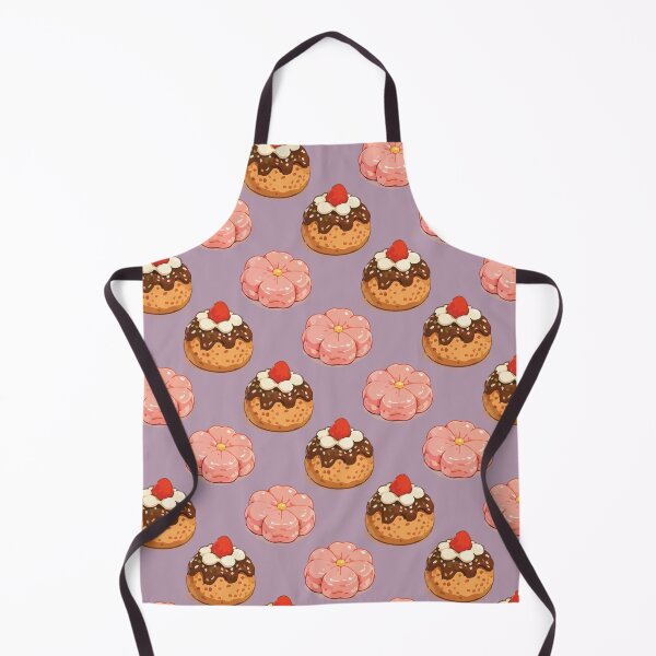 Item preview, Cute Strawberry Donut and Sakura Mochi Dessert Pattern 5 designed and sold by SimplePoDesign.