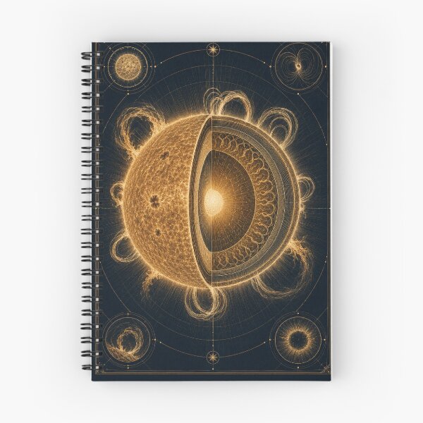 Item preview, Anatomy of the Sun – Vintage Solar Illustration designed and sold by ChicClicker.