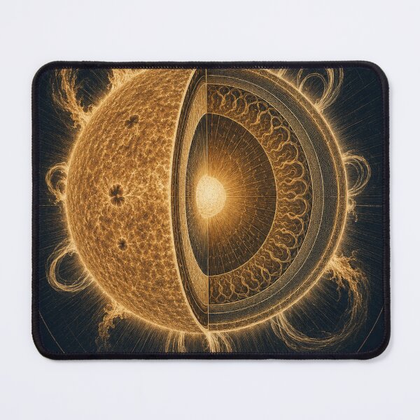 Item preview, Anatomy of the Sun – Vintage Solar Illustration designed and sold by ChicClicker.