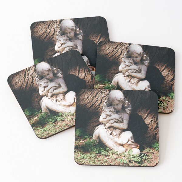 Item preview, Old Friends: Chipmunk Meets Statue designed and sold by cassandraclover.