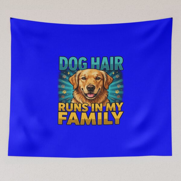Item preview, Golden Retriever Dog Funny Cute Art Design Golden Retriever Dog Hair Family  designed and sold by fantasticdesign.