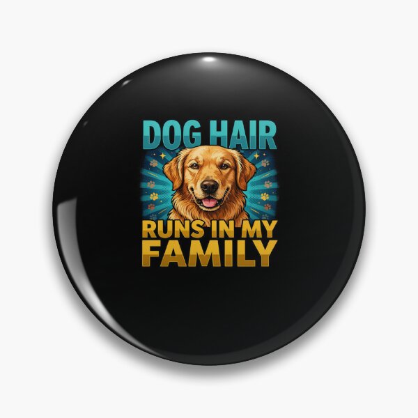 Item preview, Golden Retriever Dog Funny Cute Art Design Golden Retriever Dog Hair Family  designed and sold by fantasticdesign.