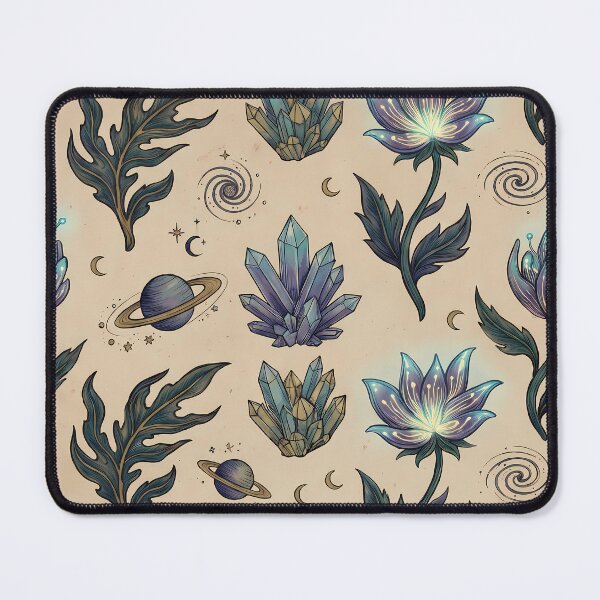 Item preview, A Cosmic Sacred Geometry Dark Celestial Astrology Pattern designed and sold by ART ATTACK ZONE.