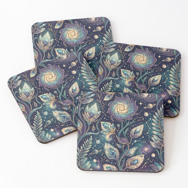 Item preview, B Cosmic Sacred Geometry Dark Celestial Astrology Pattern designed and sold by ART ATTACK ZONE.
