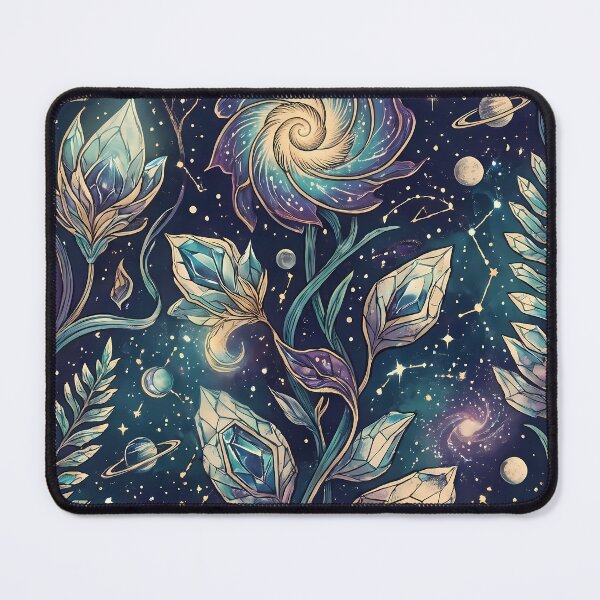 Item preview, B Cosmic Sacred Geometry Dark Celestial Astrology Pattern designed and sold by ART ATTACK ZONE.