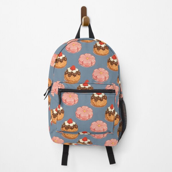 Item preview, Cute Strawberry Donut and Sakura Mochi Dessert Pattern 6 designed and sold by SimplePoDesign.
