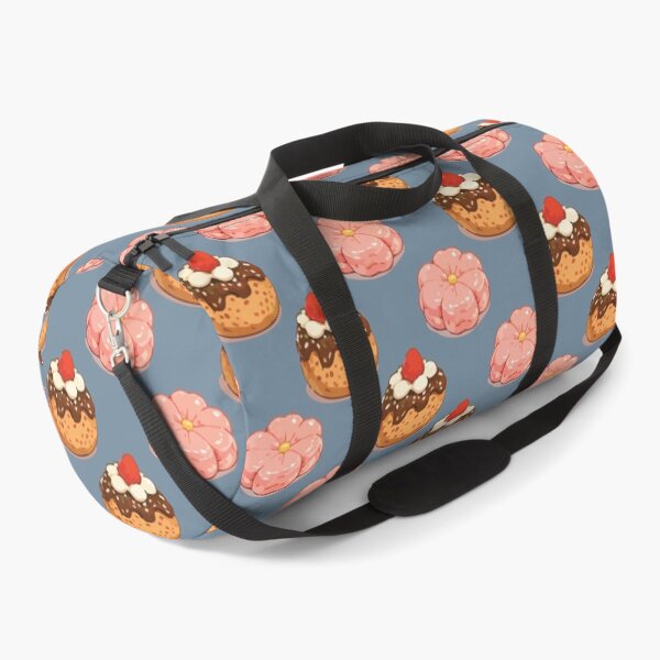 Item preview, Cute Strawberry Donut and Sakura Mochi Dessert Pattern 6 designed and sold by SimplePoDesign.