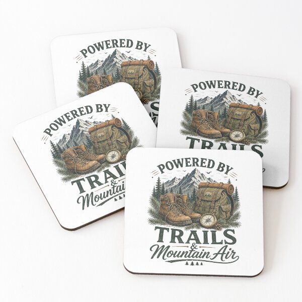 Item preview, Powered by Mountain Trails designed and sold by Side Quest Co..