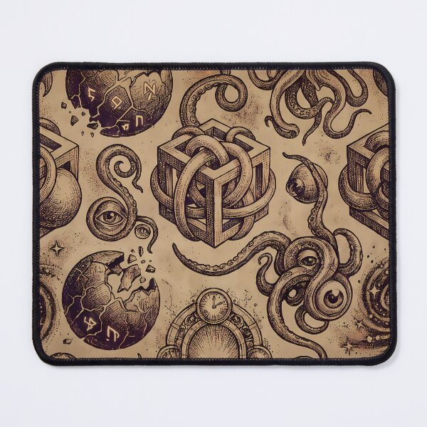 Item preview, D Cosmic Sacred Geometry Dark Celestial Astrology Pattern designed and sold by ART ATTACK ZONE.