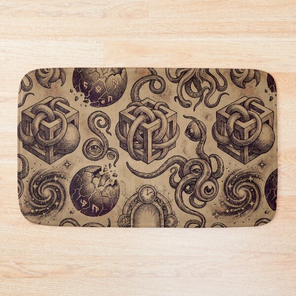 Item preview, D Cosmic Sacred Geometry Dark Celestial Astrology Pattern designed and sold by ART ATTACK ZONE.