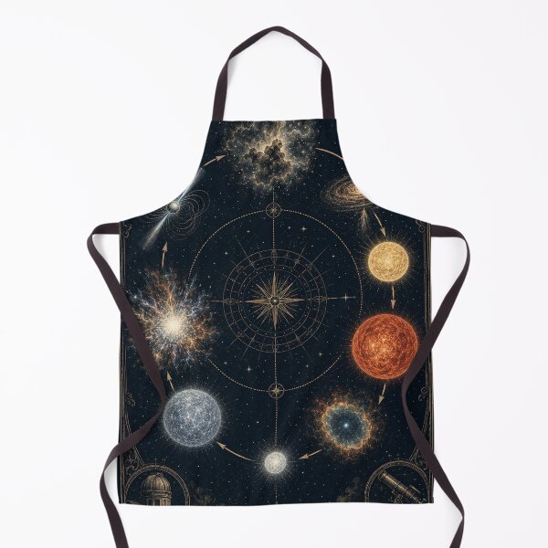 Item preview, Stellar Evolution Cycle – Antique Cosmic Chart designed and sold by ChicClicker.