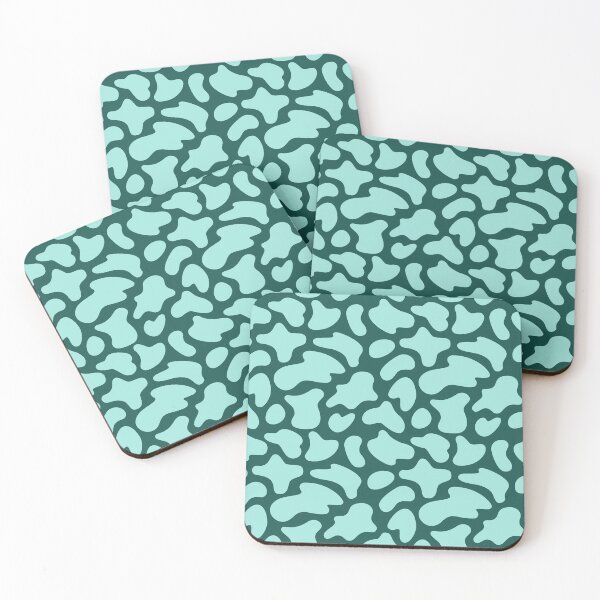 Item preview, Modern Graphic Cow Print Pattern | Dark Teal designed and sold by Frohyou.