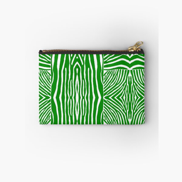 Item preview, Hand drawn green zebra stripes designed and sold by Anne Londez Studio.
