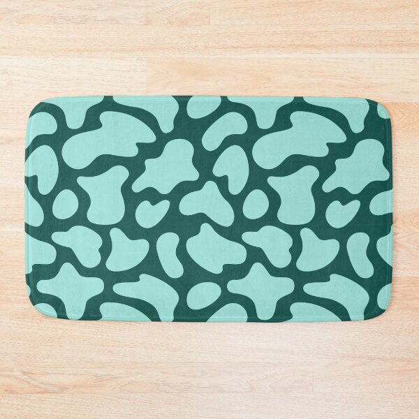 Item preview, Modern Graphic Cow Print Pattern | Dark Teal designed and sold by Frohyou.