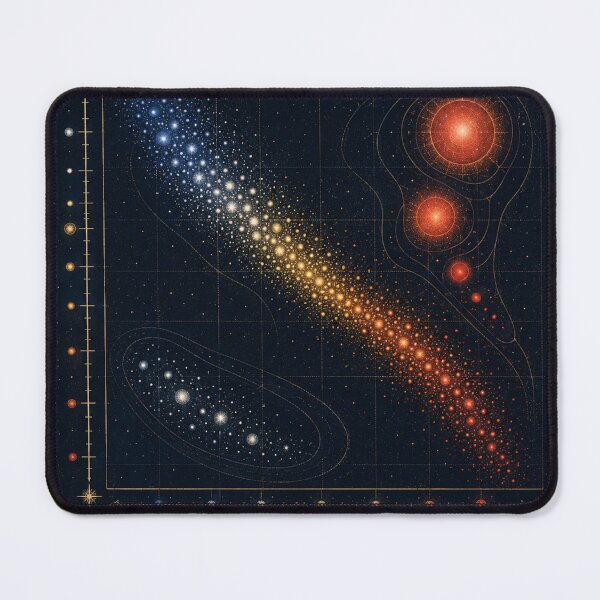 Item preview, Hertzsprung–Russell Diagram – Vintage Stellar Atlas designed and sold by ChicClicker.