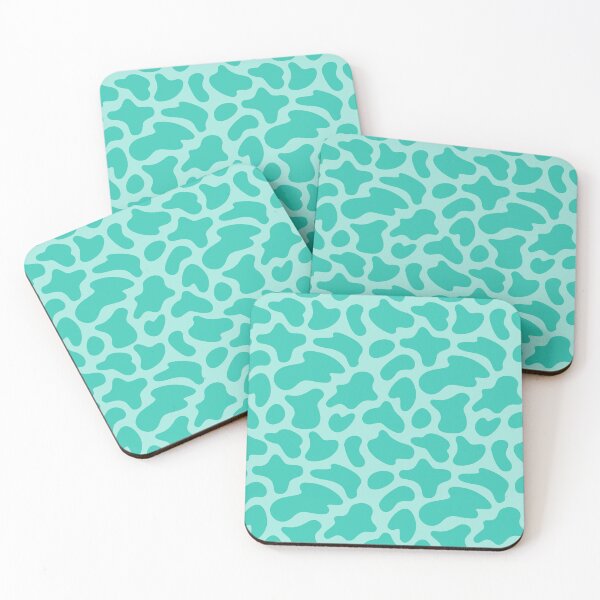 Item preview, Modern Graphic Cow Print Pattern | Light Teal designed and sold by Frohyou.