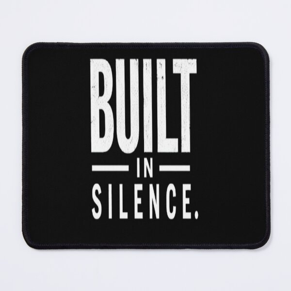Item preview, Built in Silence – Motivational Mountain Mindset Design designed and sold by v6ziix.