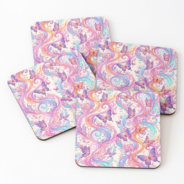 Item preview, Rainbow Butterfly Swirl Pattern designed and sold by Her-XP.