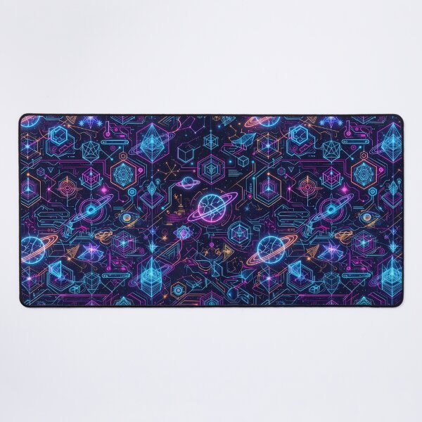 Item preview, J Cosmic Sacred Geometry Dark Celestial Astrology Pattern designed and sold by ART ATTACK ZONE.