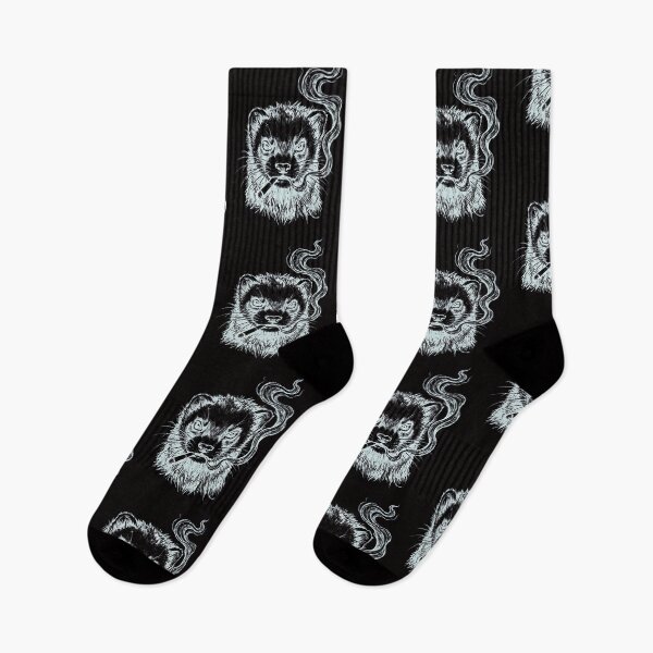 Item preview, Copy of Badass Ferret Smoking Edgy Streetwear Aesthetic designed and sold by w66aboo.