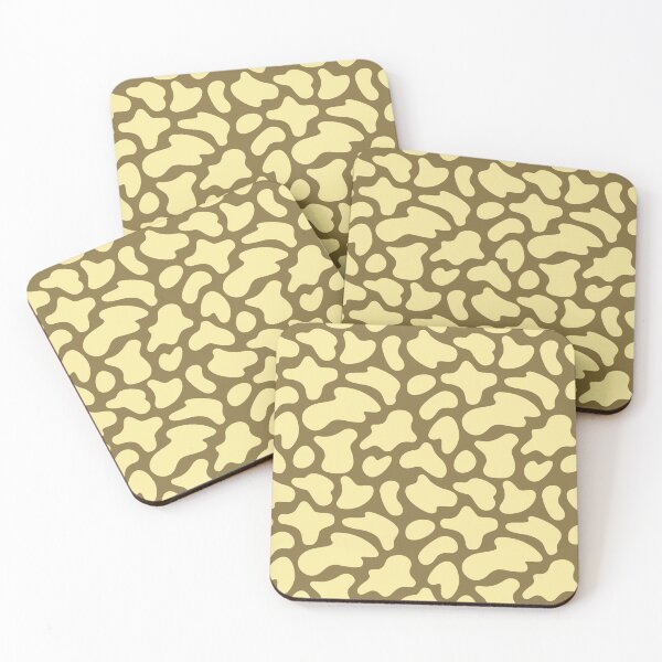 Item preview, Modern Graphic Cow Print Pattern | Dark Yellow designed and sold by Frohyou.
