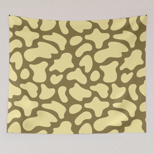 Item preview, Modern Graphic Cow Print Pattern | Dark Yellow designed and sold by Frohyou.