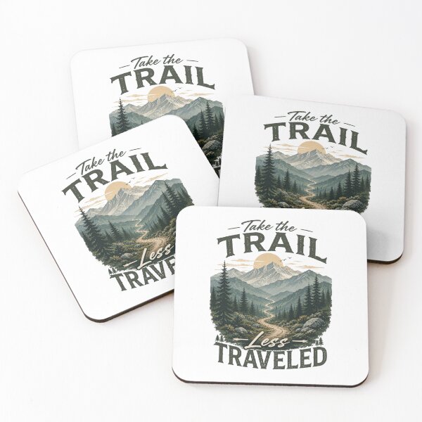 Item preview, Take the Less Traveled Trail designed and sold by Side Quest Co..
