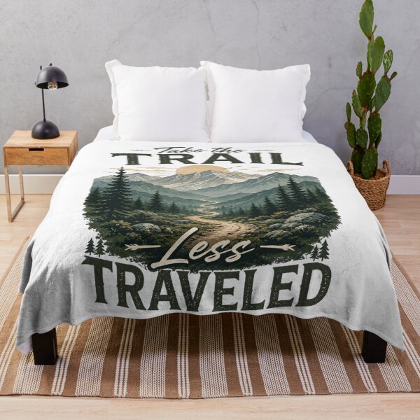 Item preview, Take the Less Traveled Trail designed and sold by Side Quest Co..