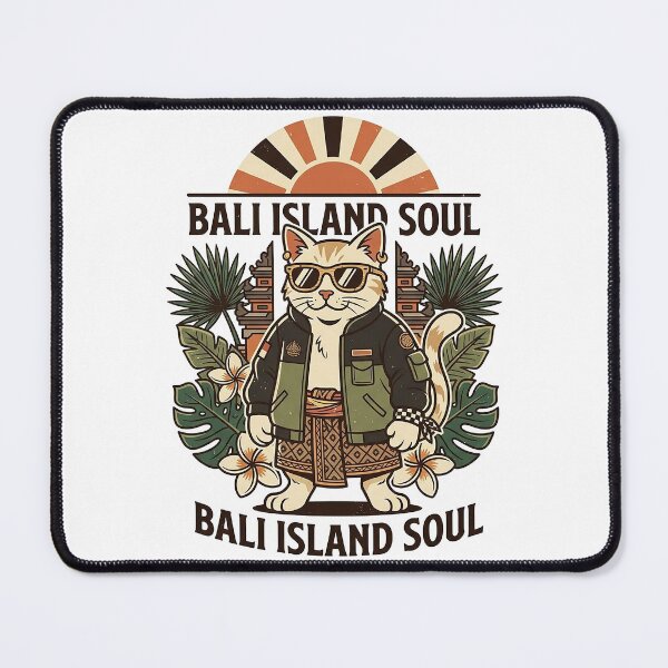 Item preview, Bali Island Soul Tropical Cat Balinese Culture Vintage Design designed and sold by cannsuh.