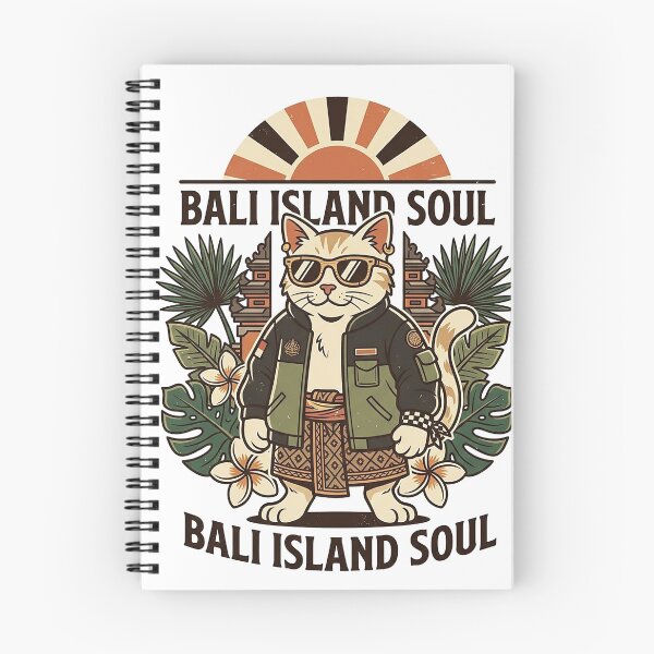 Item preview, Bali Island Soul Tropical Cat Balinese Culture Vintage Design designed and sold by cannsuh.