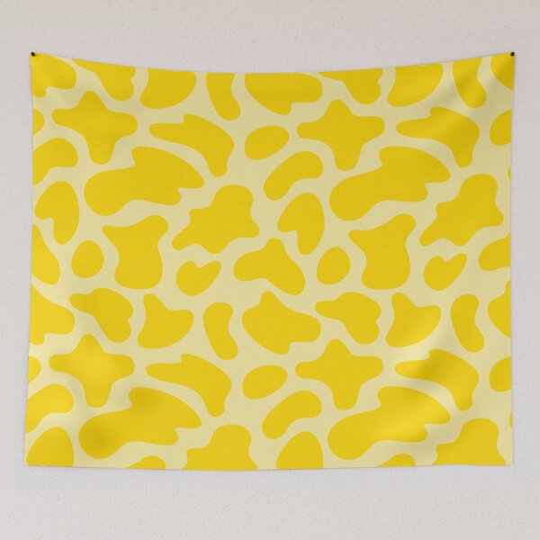 Item preview, Modern Graphic Cow Print Pattern | Light Yellow designed and sold by Frohyou.