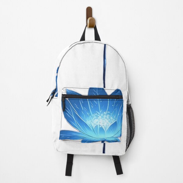 Item preview, Glowing Blue Lotus Flower - Bioluminescent Floral Graphic Tee & Sticker Design designed and sold by Aedition.
