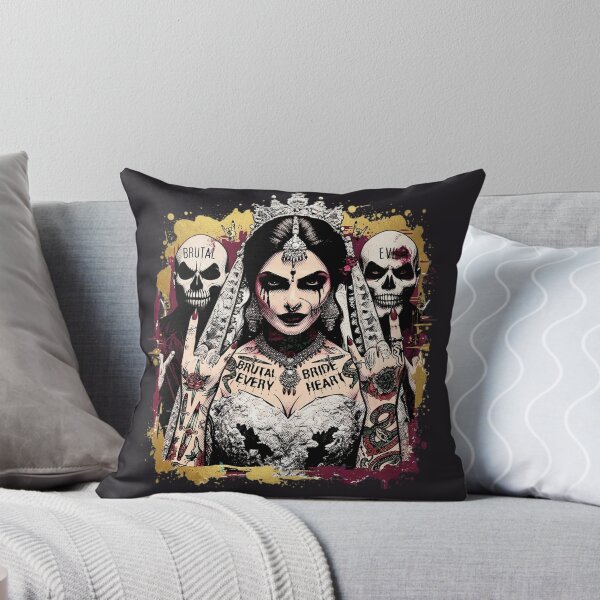 Item preview, Brutal Bride Skulls Tattoo Piercing designed and sold by Voodoo Store Paranormal Collections.