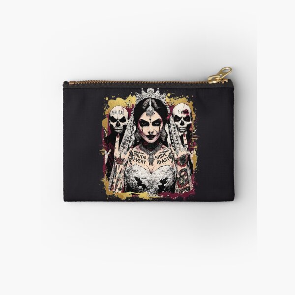 Item preview, Brutal Bride Skulls Tattoo Piercing designed and sold by Voodoo Store Paranormal Collections.