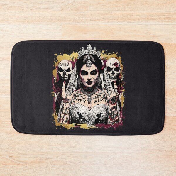 Item preview, Brutal Bride Skulls Tattoo Piercing designed and sold by Voodoo Store Paranormal Collections.